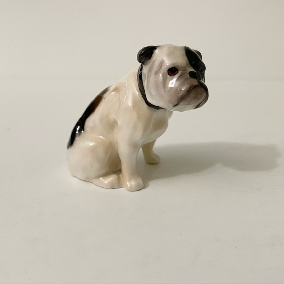 Vintage Royal Doulton K1 Porcelain Sitting English Bulldog Figurine Hand Painted - Picture 10 of 10